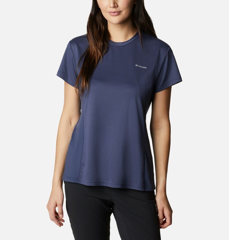 Thumbnail: Women's Zero Ice Cirro-Cool Short Sleeve Shirt, Color: Nocturnal, image 1