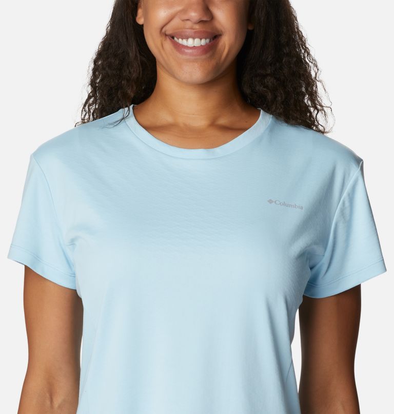 W Zero Ice Cirro-Cool SS Shirt | 490 | S, Color: Spring Blue, image 4