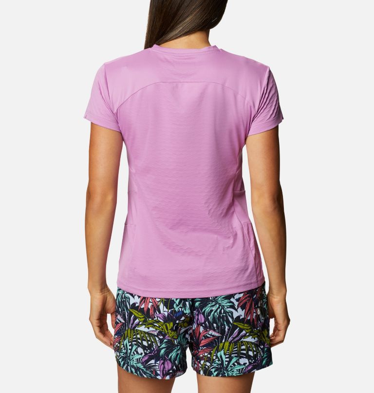 Women's Zero Ice Cirro-Cool Short Sleeve Shirt, Color: Blossom Pink, image 2