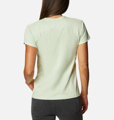 Women's Zero Ice Cirro-Cool&trade; T-Shirt W Zero Ice Cirro-Cool&trade; SS Shirt | 410 | M, Light Lime, back