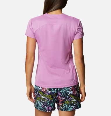 Women's Zero Ice Cirro-Cool&trade; T-Shirt W Zero Ice Cirro-Cool&trade; SS Shirt | 410 | M, Blossom Pink, back