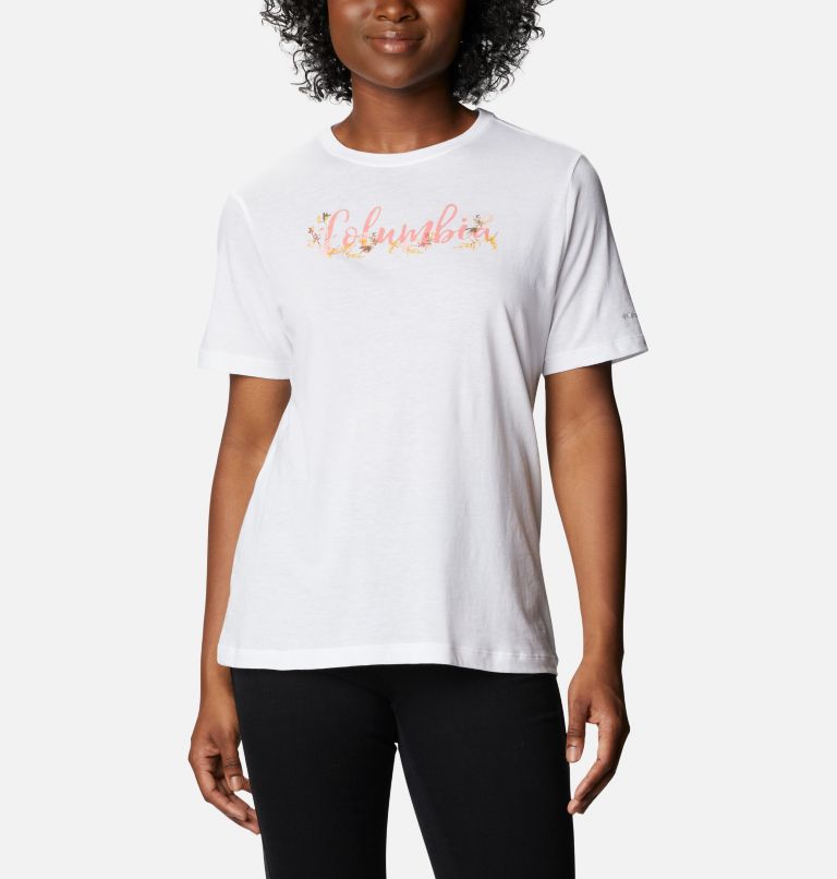 Camiseta holgada Bluebird Day para mujer, Color: White, Floral Brand, image 1