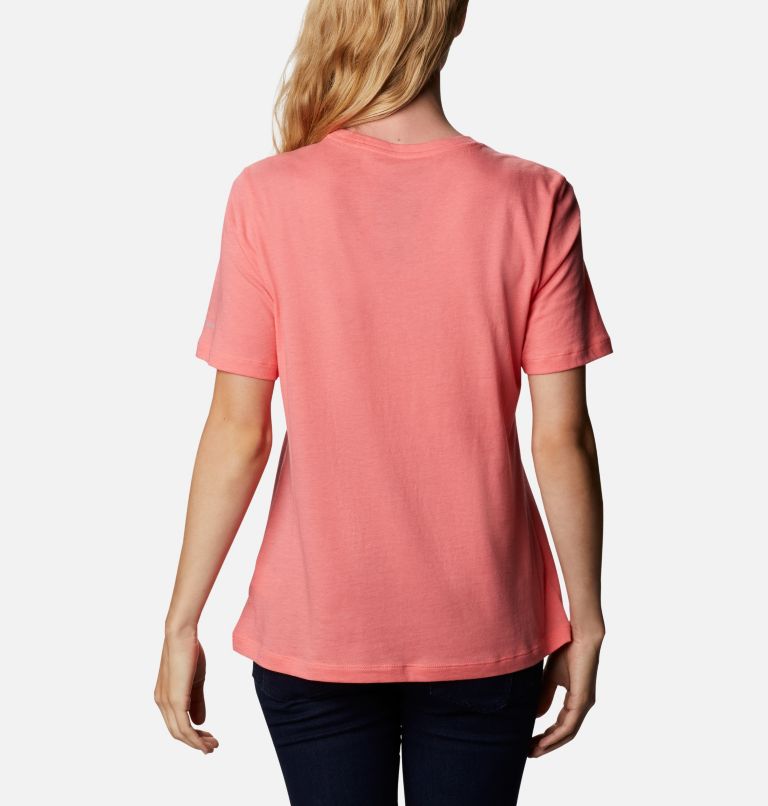 Camiseta holgada Bluebird Day para mujer, Color: Salmon Heather, Floral Brand