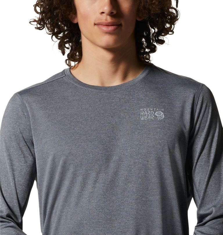 Wicked Tech Recycled Long Sleeve T | 054 | XL, Color: Heather Graphite, image 4