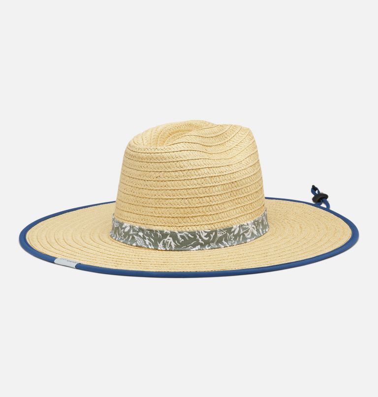 PFG Baha Straw Hat, Color: Cypress Kona Print