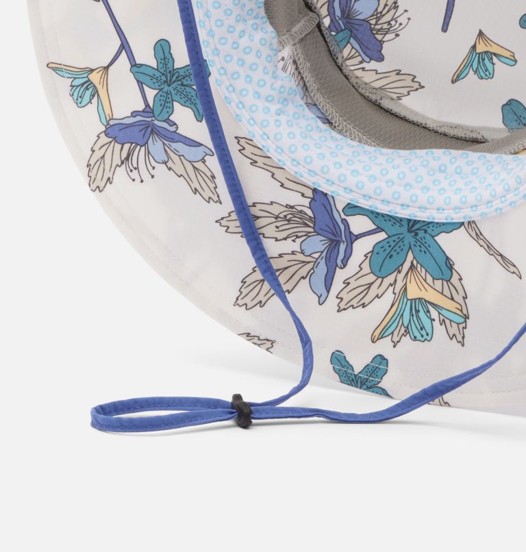 Unisex Bora Bora Printed Booney Hat, Color: Sea Salt Tiger Lilies, image 3