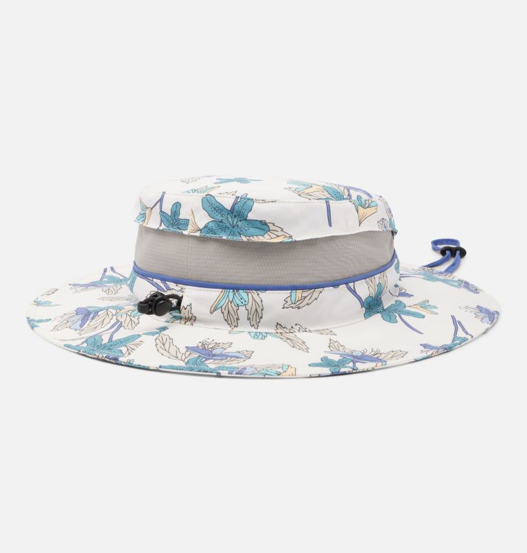 Unisex Bora Bora Printed Booney Hat, Color: Sea Salt Tiger Lilies, image 2