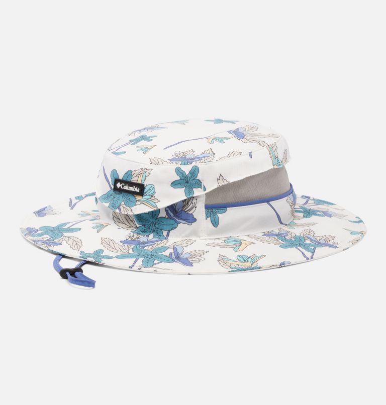 Unisex Bora Bora Printed Booney Hat, Color: Sea Salt Tiger Lilies, image 1