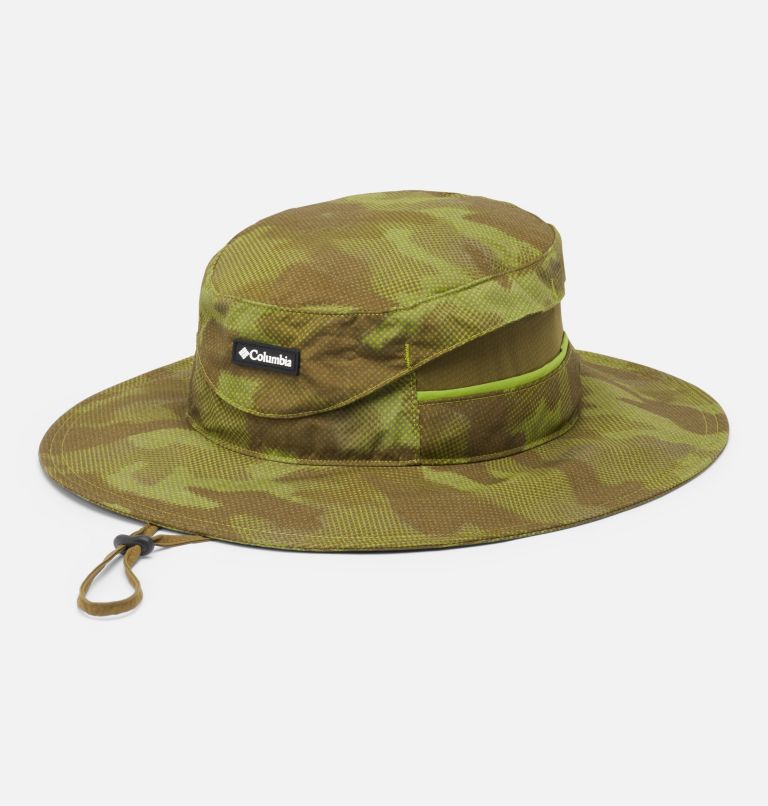 Thumbnail: Bora Bora Printed Booney Hat, Color: Matcha, Spotted Camo, image 1