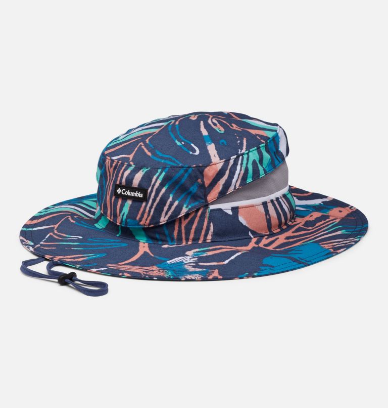 Bora Bora Printed Booney Hat, Color: Dark Mountain King Palms Multi