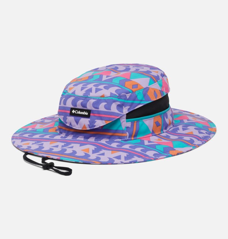 Bora Bora Printed Booney Hat, Color: Purple Lotus Camp Blanket, image 1