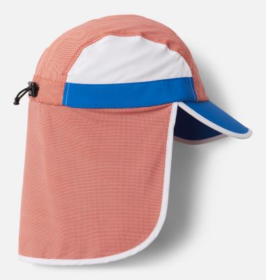 Unisex Sun Deflector&trade; II Ball Cap Sun Deflector&trade; II Ball Cap | 846 | O/S, Bonfire, Bright Indigo, White, back