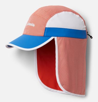 Unisex Sun Deflector&trade; II Ball Cap Sun Deflector&trade; II Ball Cap | 846 | O/S, Bonfire, Bright Indigo, White, front