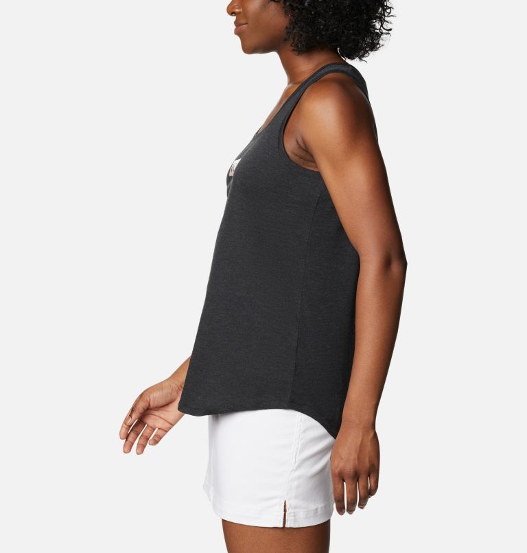 Camisole décontractée Bluebird Day pour femme, Color: Black Heather, Branded Split, image 3