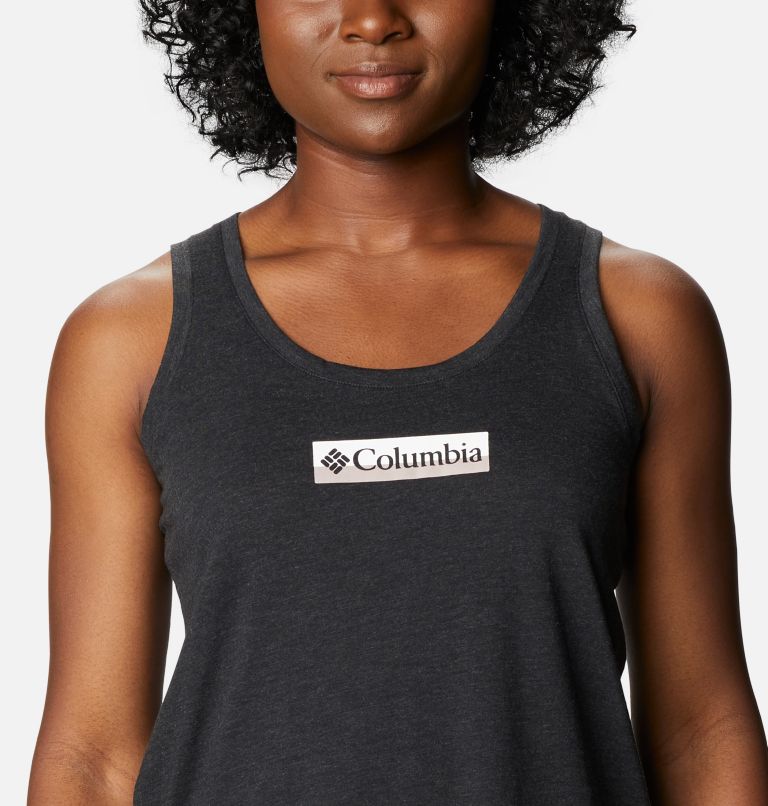 Camisole décontractée Bluebird Day pour femme, Color: Black Heather, Branded Split, image 4