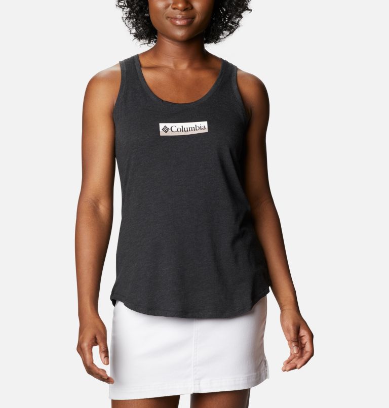 Camisole décontractée Bluebird Day pour femme, Color: Black Heather, Branded Split, image 1