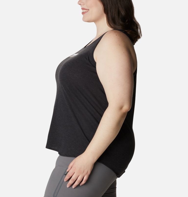 Camisole décontractée Bluebird Day pour femme - Grandes tailles, Color: Black Heather, Branded Split, image 3