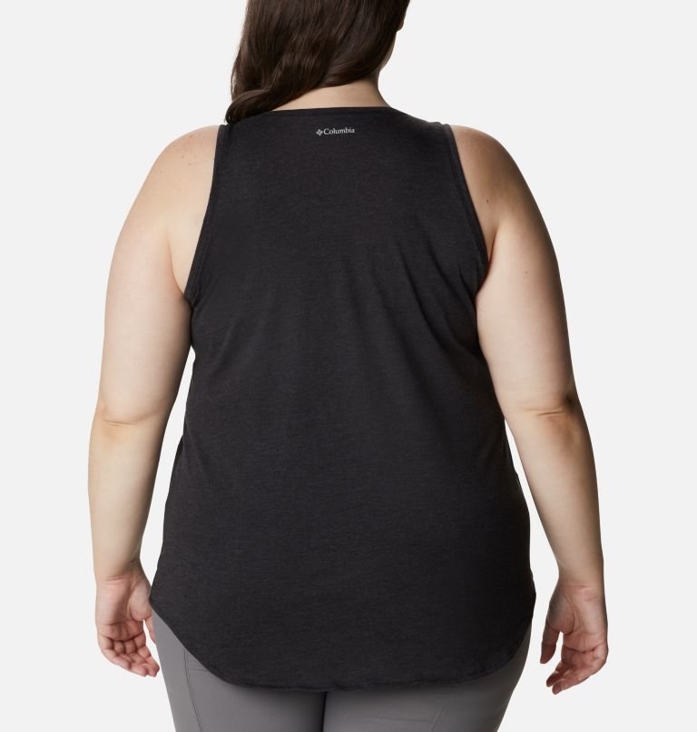 Camisole décontractée Bluebird Day pour femme - Grandes tailles, Color: Black Heather, Branded Split, image 2