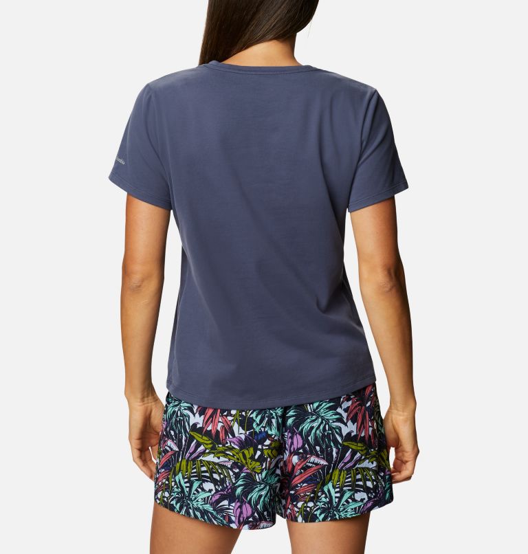 Camiseta con logotipo en serigrafía Alpine Way para mujer, Color: Nocturnal, Kaleidoscope, image 2