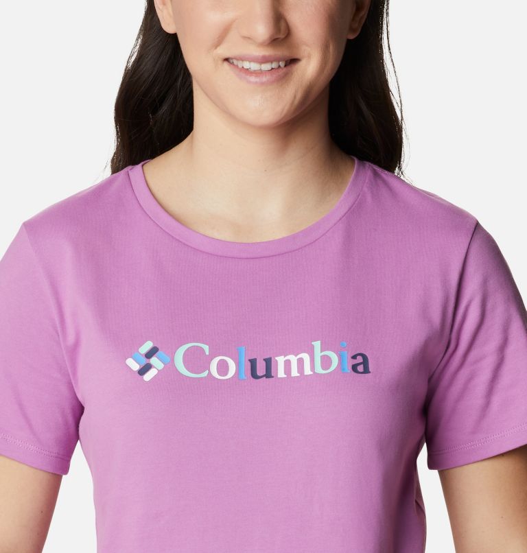 Alpine Way Screen SS Tee | 605 | XL, Color: Blossom Pink, Kaleidoscope, image 4