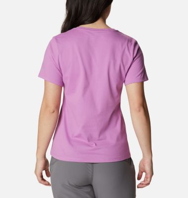 Camiseta con logotipo en serigraf&iacute;a Alpine Way&trade; para mujer Alpine Way&trade; Screen SS Tee | 101 | XL, Blossom Pink, Kaleidoscope, back