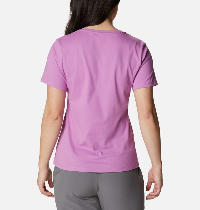 Alpine Way Screen SS Tee | 605 | XL, Color: Blossom Pink, Kaleidoscope, image 2