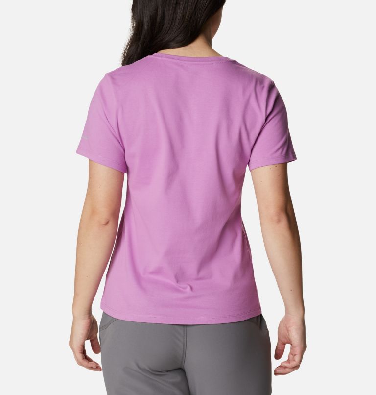 Thumbnail: Alpine Way Screen SS Tee | 605 | XS, Color: Blossom Pink, Kaleidoscope, image 2