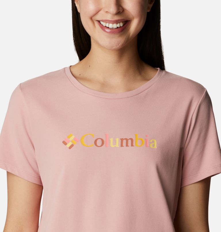Thumbnail: Women's Alpine Way Screen T-Shirt, Color: Faux Pink, Kaleidoscope, image 4
