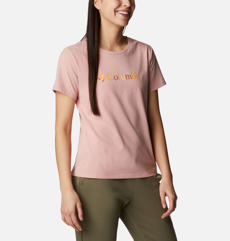 Women's Alpine Way Screen T-Shirt, Color: Faux Pink, Kaleidoscope, image 5