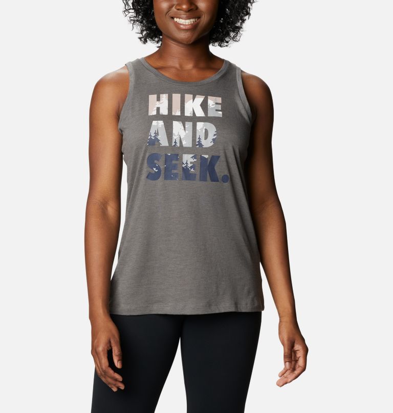 Camisole imprimée Daisy Days pour femme, Color: Charcoal Heather, Seek the Hike, image 1