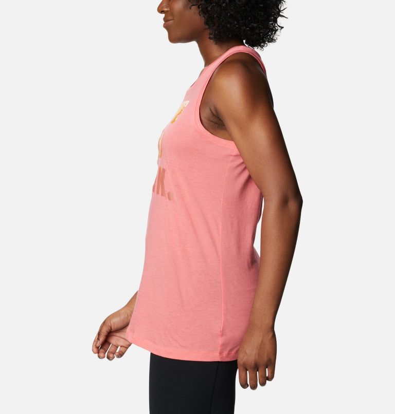 Daisy Days Graphic Tank | 699 | XS, Color: Salmon Heather, Seek the Hike, image 3