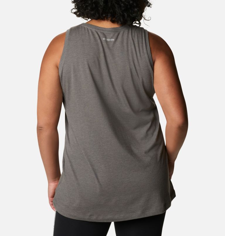 Women's Daisy Days Graphic Tank - Plus Size, Color: Charcoal Heather, Seek the Hike, image 2