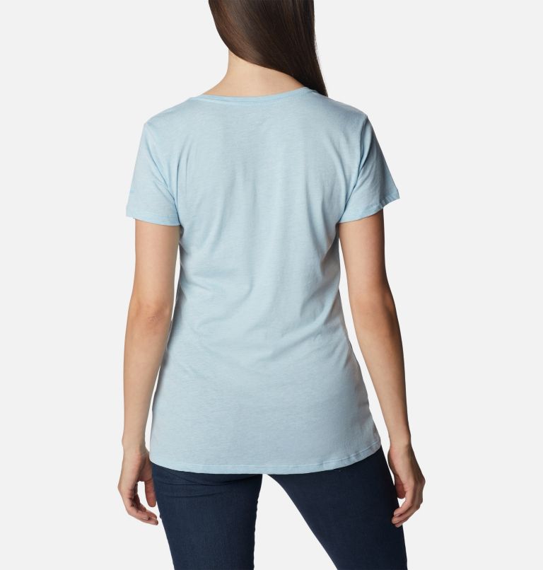 Women's Daisy Days Graphic T-Shirt, Color: Spring Blue Hthr, Find your Wild Graphic, image 2