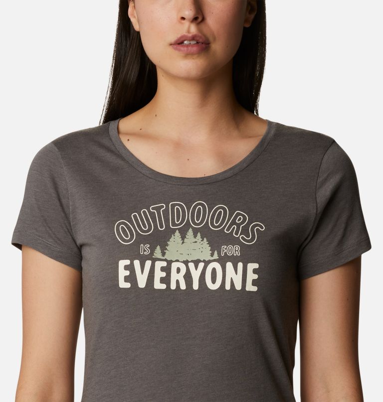 Thumbnail: T-shirt Graphique Daisy Days Femme, Color: Charcoal Heather, Seek Outdoors, image 4