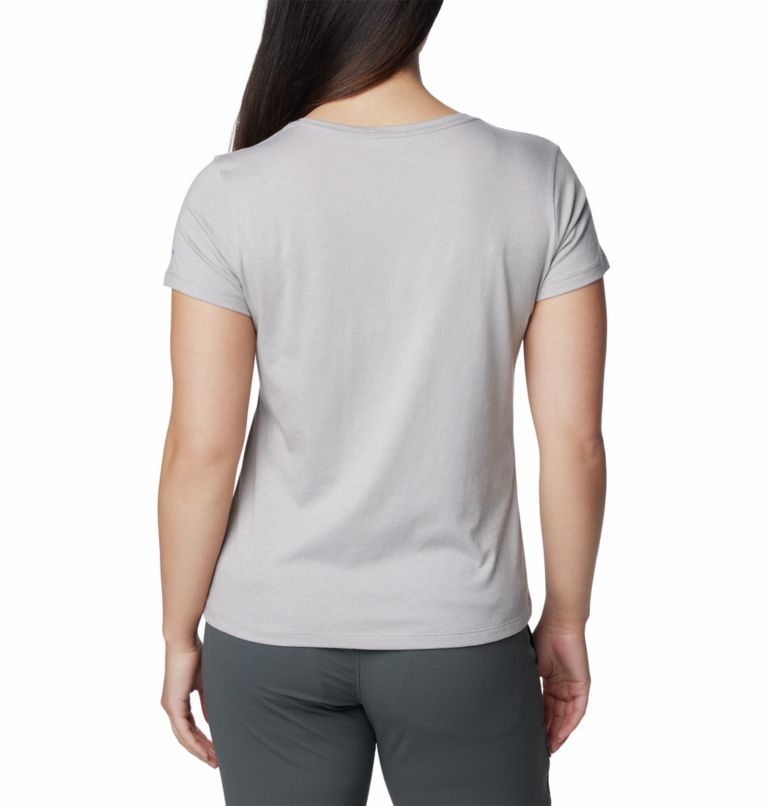 Women's Daisy Days Graphic T-Shirt, Color: Columbia Grey Heather, Simply Scripted, image 2