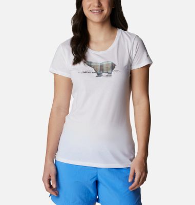 
Camiseta estampada Daisy Days&trade; para mujer
 Daisy Days&trade; SS Graphic Tee | 102 | S, White, Bear Graphic, front