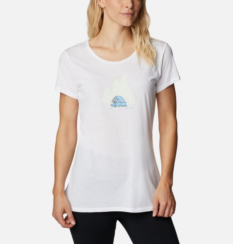 Thumbnail: Daisy Days Graphic T-Shirt für Frauen, Color: White, Best Site Graphic, image 5