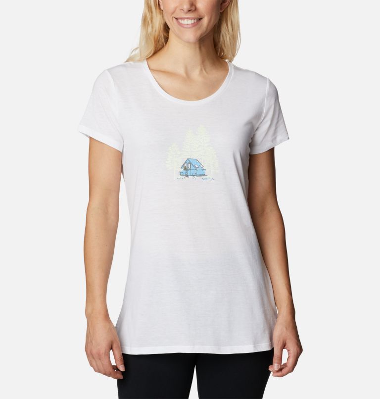 Thumbnail: Women's Daisy Days Graphic T-Shirt, Color: White, Best Site Graphic, image 1
