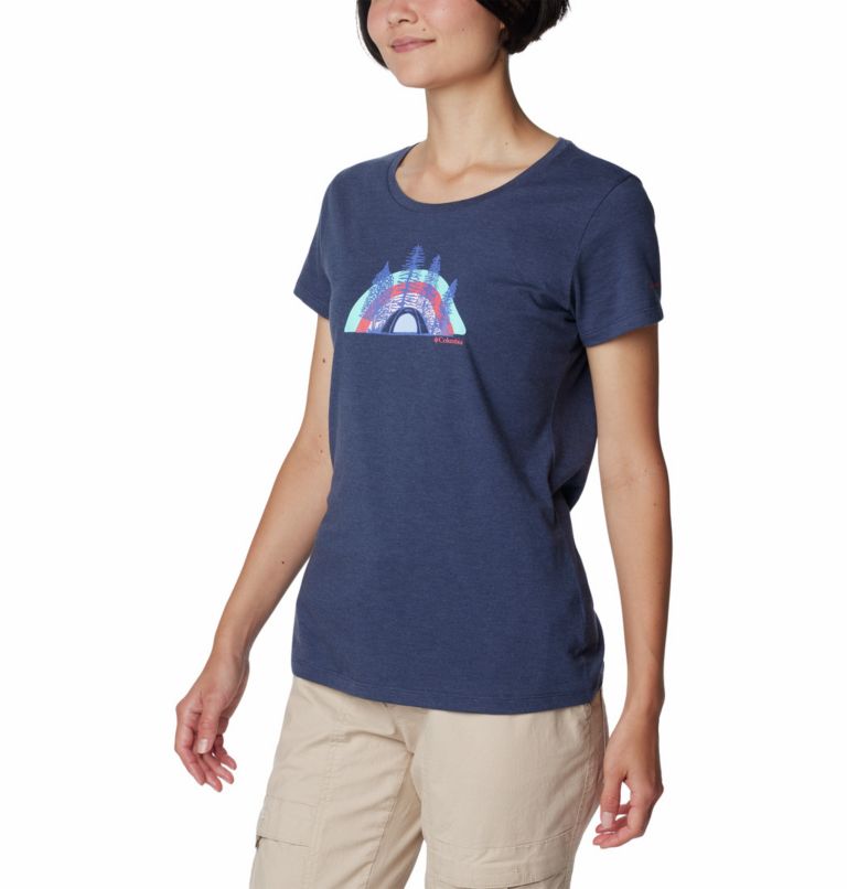 T-shirt grafica Daisy Days da donna, Color: Nocturnal Heather, Happier Outdoors, image 5