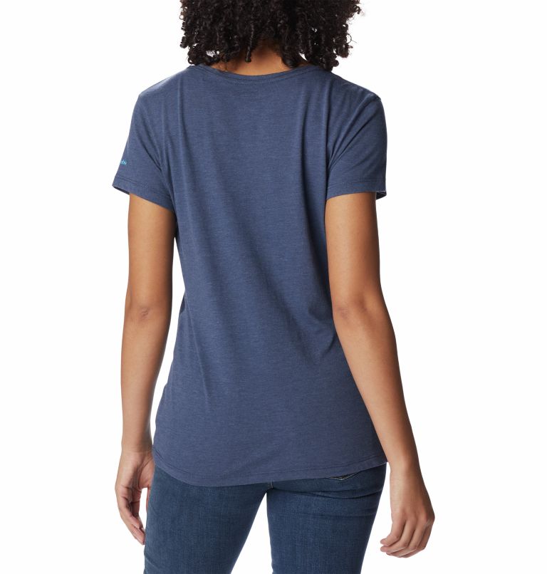 Thumbnail: Women's Daisy Days Graphic T-Shirt, Color: Nocturnal Heather, Seek Outdoors, image 2