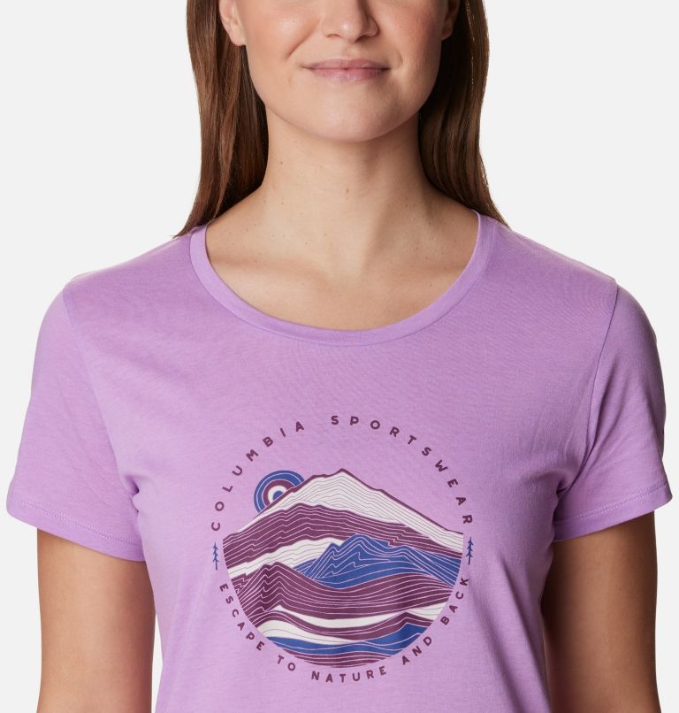 Thumbnail: Women's Daisy Days Graphic T-Shirt, Color: Gumdrop, Escape To Nature, image 4