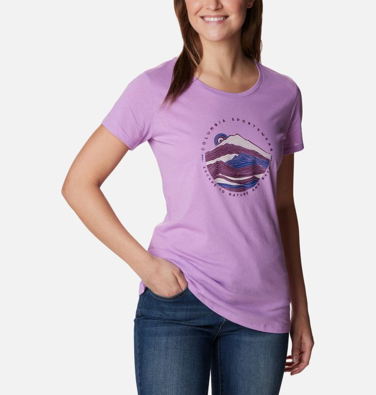 Women's Daisy Days Graphic T-Shirt, Color: Gumdrop, Escape To Nature, image 5