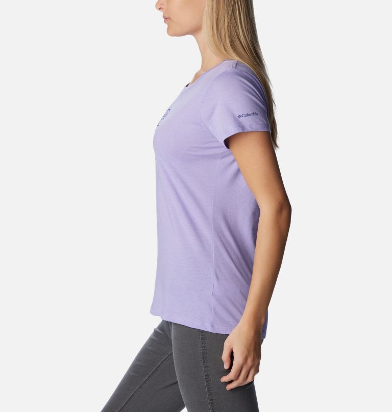 Thumbnail: Women's Daisy Days Graphic T-Shirt, Color: Frosted Purple Hthr, Journey to Joy Grx, image 3