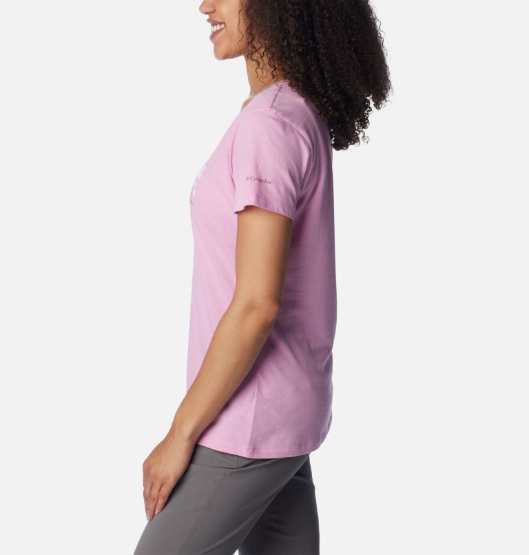 Women's Daisy Days Graphic T-Shirt, Color: Cosmos Heather, Simply Scripted, image 3
