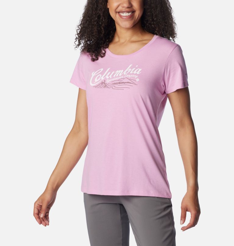 Women's Daisy Days Graphic T-Shirt, Color: Cosmos Heather, Simply Scripted, image 5