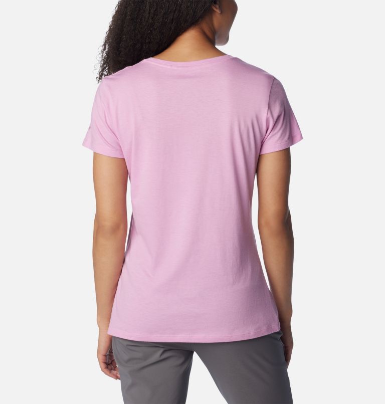 Women's Daisy Days Graphic T-Shirt, Color: Cosmos Heather, Simply Scripted, image 2