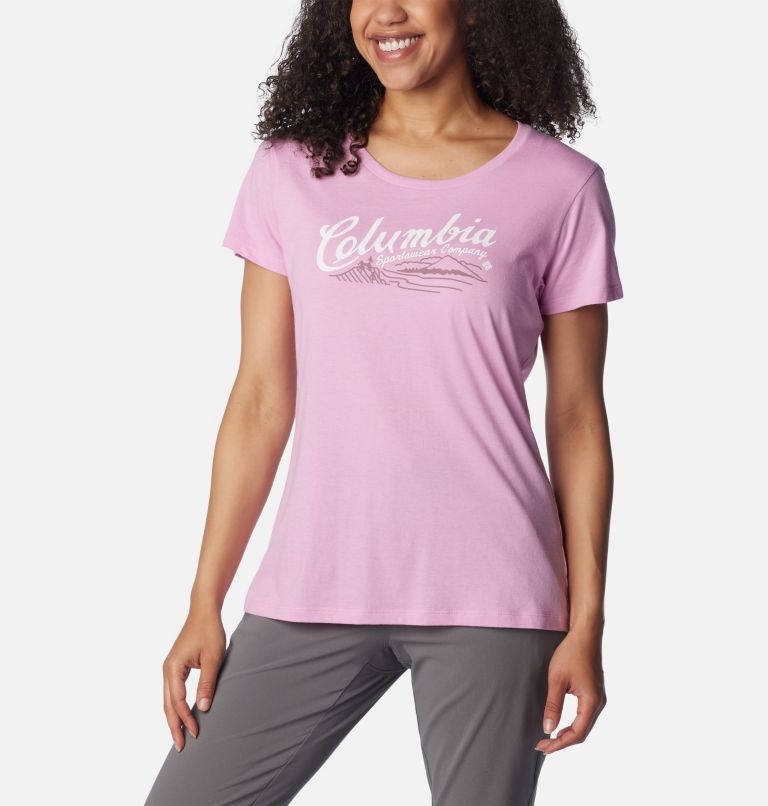 Women's Daisy Days Graphic T-Shirt, Color: Cosmos Heather, Simply Scripted, image 1