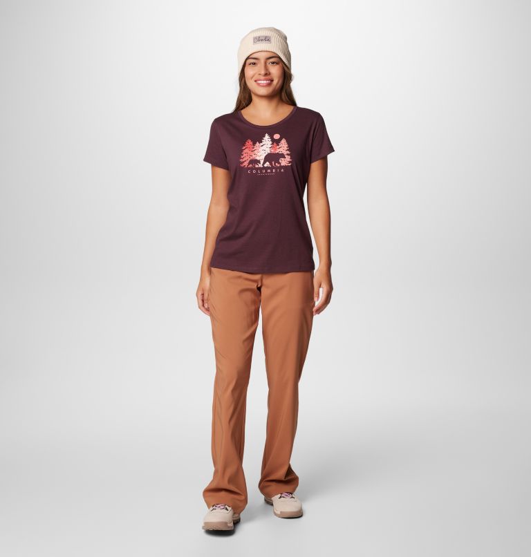 Women's Daisy Days Graphic T-Shirt, Color: Moonvista, Treehome, image 3