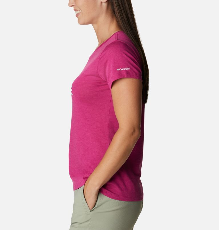 Thumbnail: Women's Daisy Days Graphic T-Shirt, Color: Wild Fuchsia Heather, Seek Outdoors, image 3