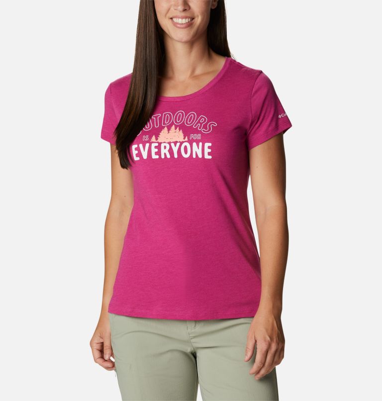 T-shirt Graphique Daisy Days Femme, Color: Wild Fuchsia Heather, Seek Outdoors, image 1